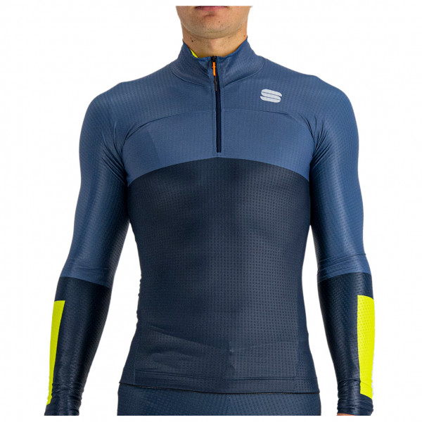 Sportful - Apex Jersey - Veste de ski de fond taille S, bleu