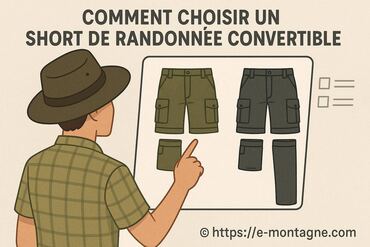 Comment choisir un short de randonnée convertible adapté à vos besoins ?