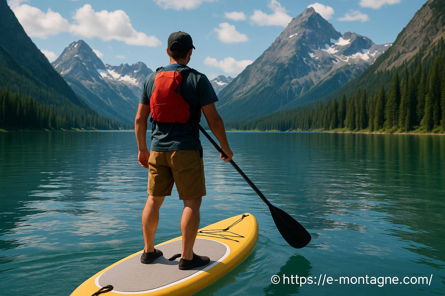 Où faire du paddle sur un lac de montagne ?