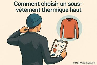 Comment choisir un sous-vêtement thermique haut adapté à la montagne ?