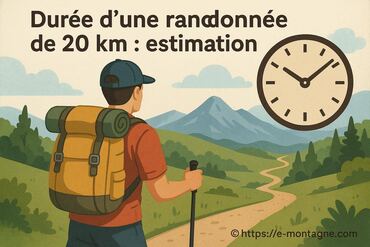 Durée d’une randonnée de 20 km : quelle estimation réaliste ?