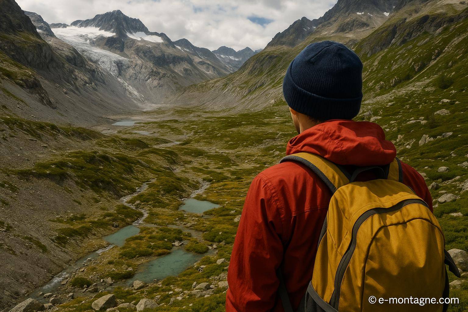 Nouveaux écosystèmes nés de la fonte des glaciers dans les Alpes