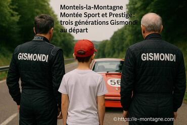 Montois-la-Montagne montée sport et prestige : trois générations Gismondi au départ en 2025