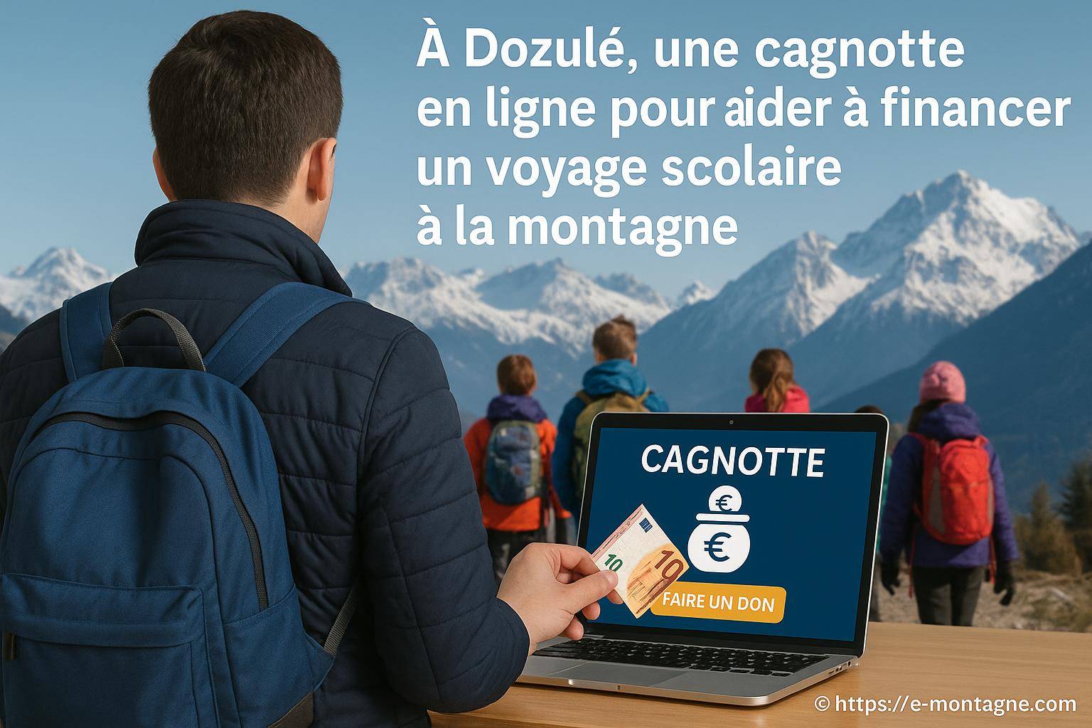 À dozulé, une cagnotte en ligne pour financer un voyage scolaire à la montagne