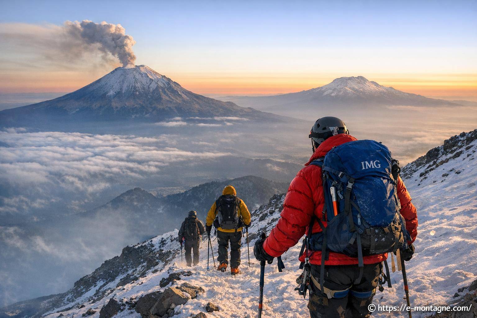 L’équipe img au mexique prépare l’ascension des volcans