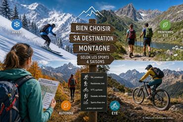 Bien choisir sa destination montagne selon les sports 4 saisons