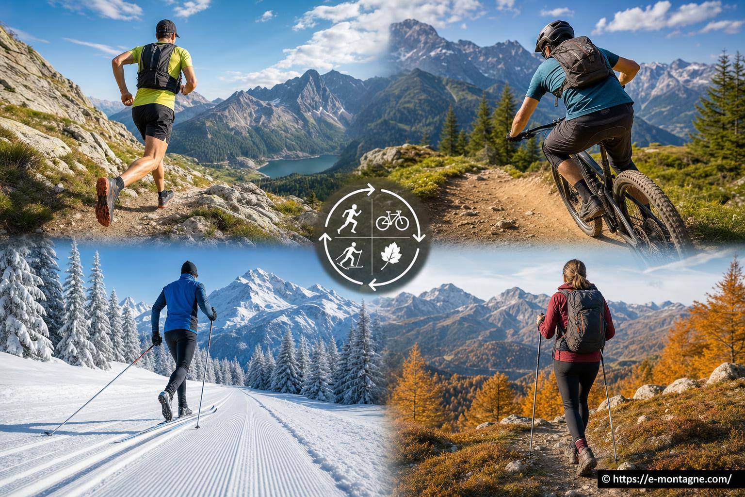 Sports d'endurance à la montagne : trail, VTT, ski de fond et alternatives toute l'année