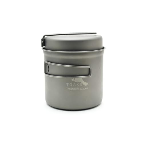 TOAKS Titanium 1100ml Pot with Pan Set de cuisine 2 pièces r