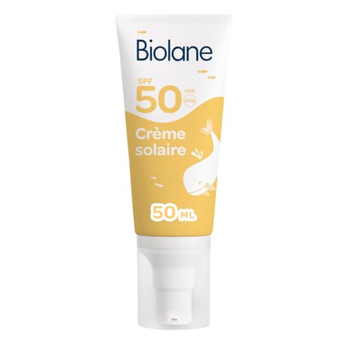 BIOLANE - Crème solaire bébé 50ml SPF50 - Haute protection c