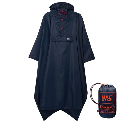Mac in a Sac Poncho de pluie compact - Veste imperméable, lé