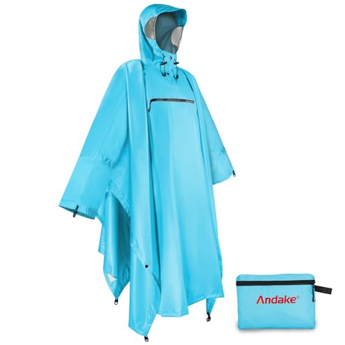 Andake Veste de pluie Poncho de pluie Cape de pluie Manteau