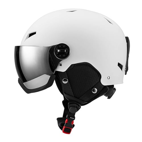 Casque de ski avec lunettes de ski coupe-vent casque de snow