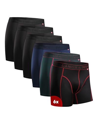 DANISH ENDURANCE Boxer Homme Sport Respirants et Doux, Anti-