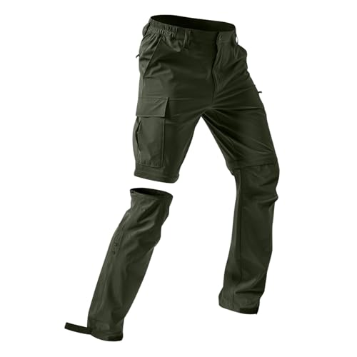 Pantalon de randonnée zippé pour homme, convertible en short
