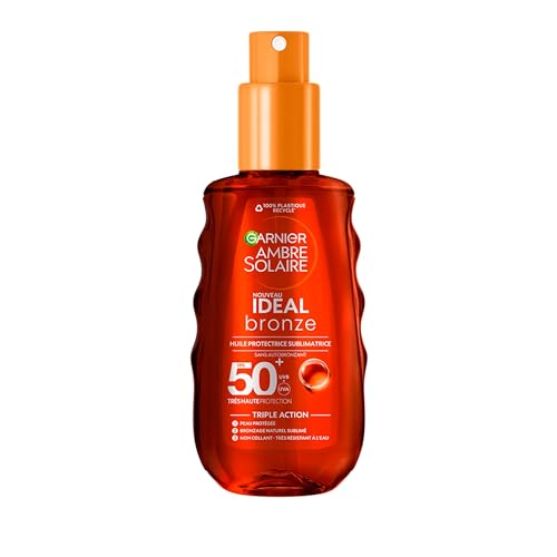 Garnier Ambre Solaire Ideal Bronze Huile SPF50 Sublimatrice 