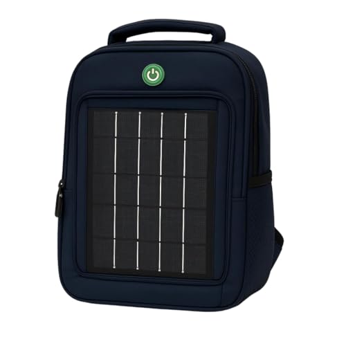 Sac à Dos Solaire 10W, Panneau Intégré, Port USB 5V, Impermé