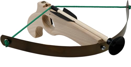 BestSaller 12129 Arbalète en bois avec arche en acier et 3 b