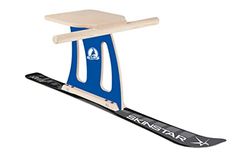 SkiBock Kit complet de luge de ski XL - Pour lhiver - Bleu