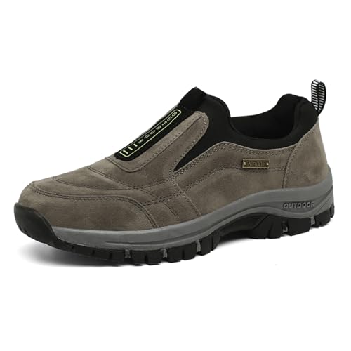 ACosySch Chaussure de Marche Homme sans Lacets Baskets de ra