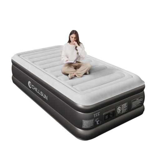 CHILLSUN Matelas Gonflable Auto-gonflant avec Pompe, pour 1