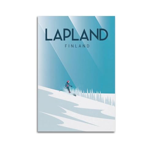 Toile murale décorative avec motif paysage sportif, Finlande