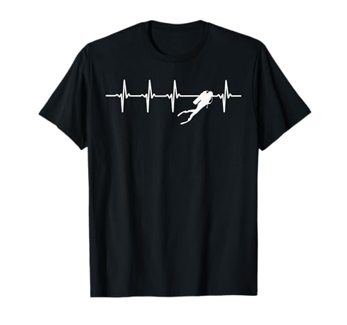 Plonger Battement De Coeur Cadeau Pour Plongeurs T-Shirt