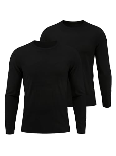 YUSHOW Lot de 2 sous-Vêtements Haut Thermique Homme Maillot