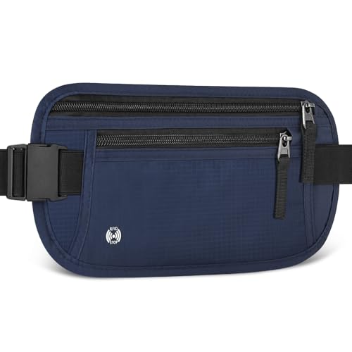 Aucuu Sac Banane de Voyage avec RFID Blocage, Sac Banane de 