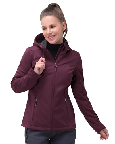 33,000ft Veste softshell imperméable et coupe-vent pour femm