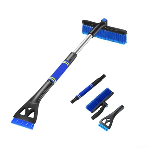 Linnkyfloa Grattoir à glace télescopique pour voiture avec p