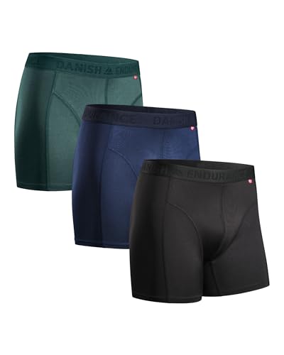 DANISH ENDURANCE Boxer Homme Sport Respirant et Doux, Anti-F