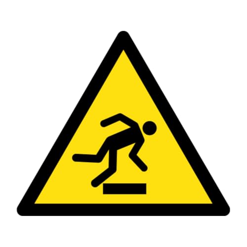 Panneau dAvertissement Risque de Chute - ISO 7010 - Signalis