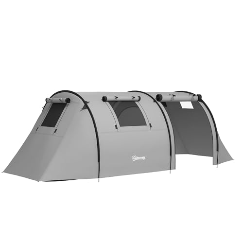 Outsunny Tente de Camping pour 3-4 Personnes avec Sac 470x22