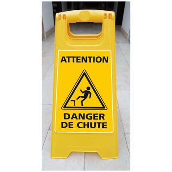 Chevalet de signalisation - Attention Danger de Chute - Dime