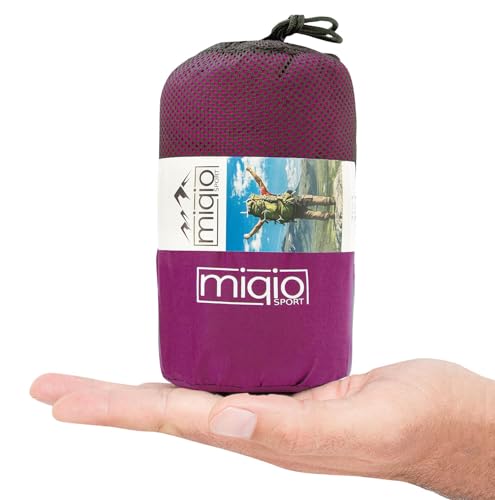 MIQIO Doublure de sac de couchage sport 2 en 1 et drap de vo