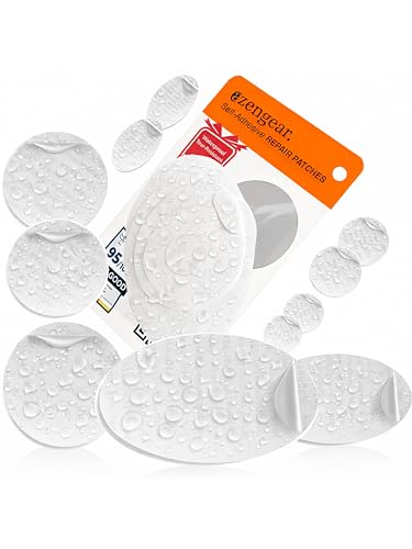 aZengear Patchs de Réparation Auto-adhésifs - Tissu Polyeste