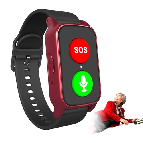 DEaThsalL Smartwatch Localisation GPS pour Seniors Notificat