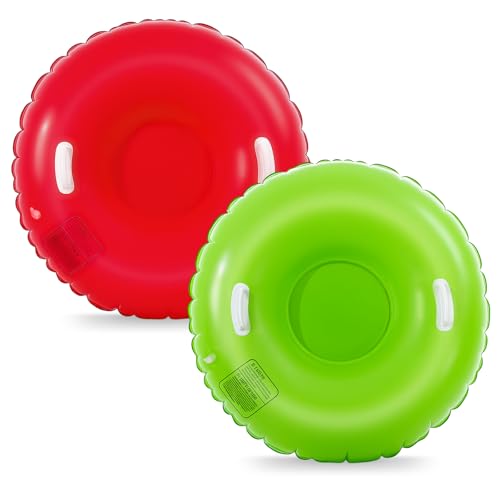 Shappy Lot de 2 luges à neige gonflables robustes de 91,4 cm
