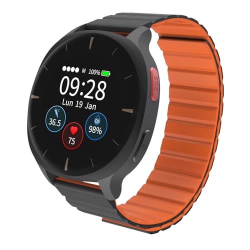Audar E2 - Montre Connectée Senior avec Détection de Chute e