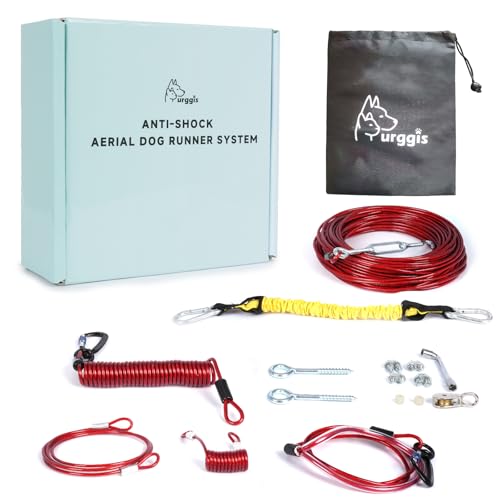 Système de coureur amélioré pour chien - 15,2/20,3/30/45,6 m