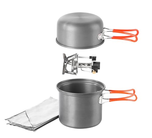 Fire-Maple Ensemble de Cuisson de Camping 348g - Réchaud à G