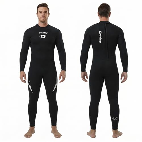 Owntop Combinaison Néoprène Homme 3/2mm, Combinaison Intégra