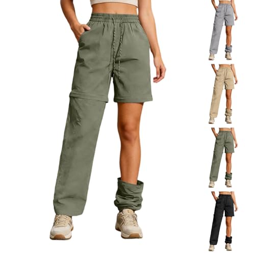 Générique Pantalon de randonnée convertible pour femme, ferm