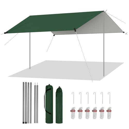 WOLTU Bâche de Protection, Tente et Camping - Tarp Bivouac I