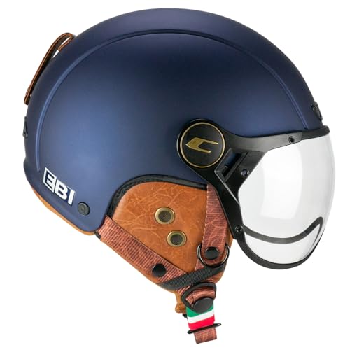 CGM EBI Casque de Ski Unisexe pour Adulte, Bleu Satin, L (59