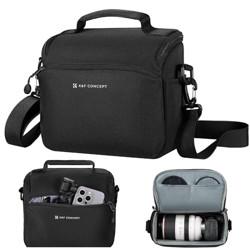 K&F CONCEPT Sac à Dos pour Appareil Photo, Crossbody bandoul