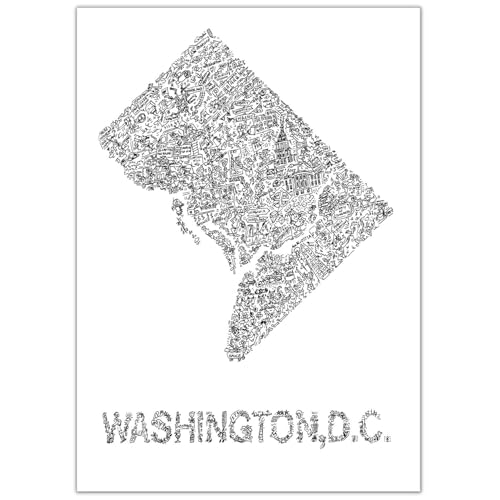Washington D.C - histoire de la ville dans le dessin | poste