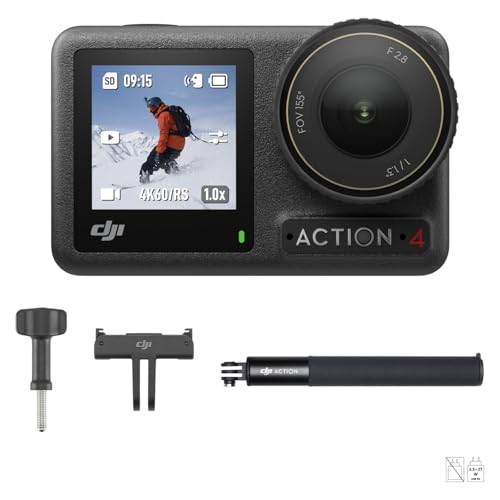 Bundle DJI Osmo Action 4 Ski - Idéal pour skieurs + kit de b