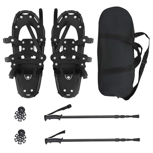 Teenpull Raquettes à Neige randonnée Hivernal 3 en 1 avec bâ