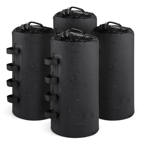 SWAWIS 4 Pièces Poids pour Tonnelle 20L PVC Sac de Lestage p